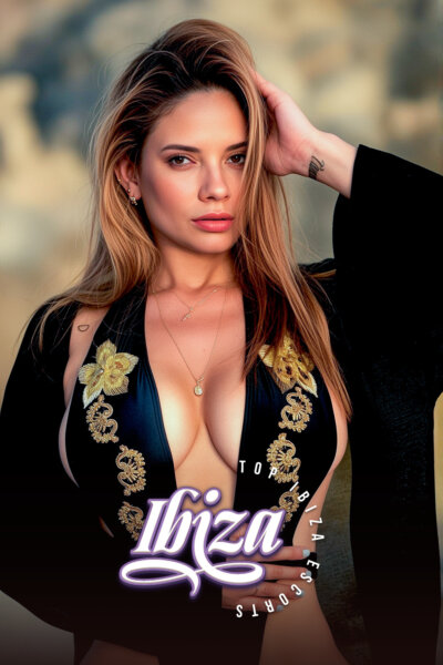 Alya Top Ibiza escort enjoying the beach